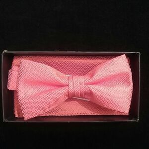 MEN'S LARR BRIO BOW TIE AND HANKY SET